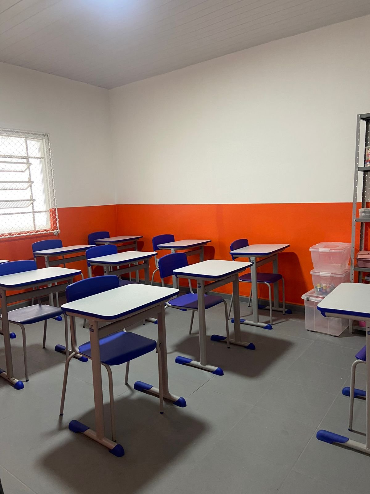 Núcleo Monet - Alunos no intervalo e atividades recreativas